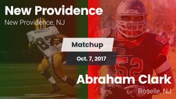Matchup: New Providence vs. Abraham Clark  2017