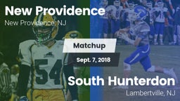 Matchup: New Providence vs. South Hunterdon  2018