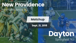 Matchup: New Providence vs. Dayton  2018