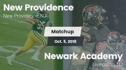 Matchup: New Providence vs. Newark Academy  2018