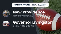 Recap: New Providence  vs. Governor Livingston  2018
