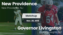 Matchup: New Providence vs. Governor Livingston  2019