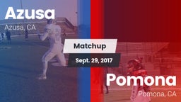 Matchup: Azusa vs. Pomona  2017