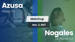 Matchup: Azusa vs. Nogales  2017