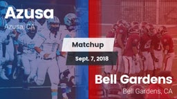 Matchup: Azusa vs. Bell Gardens  2018