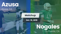 Matchup: Azusa vs. Nogales  2018