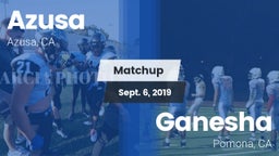 Matchup: Azusa vs. Ganesha  2019