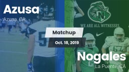 Matchup: Azusa vs. Nogales  2019