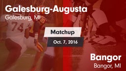 Matchup: Galesburg-Augusta vs. Bangor  2016