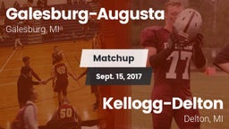 Matchup: Galesburg-Augusta vs. Kellogg-Delton  2017