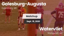 Matchup: Galesburg-Augusta vs. Watervliet  2020