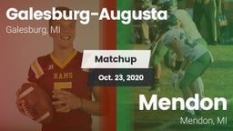 Matchup: Galesburg-Augusta vs. Mendon  2020