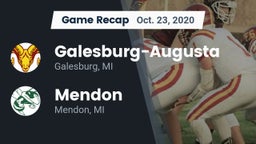 Recap: Galesburg-Augusta  vs. Mendon  2020