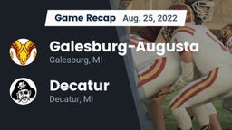 Recap: Galesburg-Augusta  vs. Decatur  2022