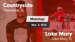 Matchup: Countryside vs. Lake Mary  2016