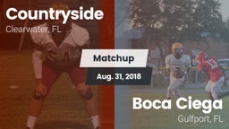 Matchup: Countryside vs. Boca Ciega  2018