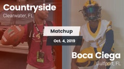 Matchup: Countryside vs. Boca Ciega  2019