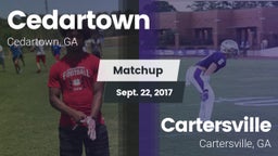 Matchup: Cedartown vs. Cartersville  2017