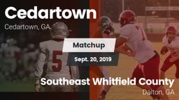 Matchup: Cedartown vs. Southeast Whitfield County 2019