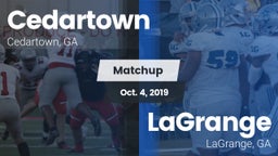 Matchup: Cedartown vs. LaGrange  2019