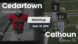 Matchup: Cedartown vs. Calhoun  2020