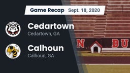 Recap: Cedartown  vs. Calhoun  2020