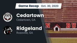 Recap: Cedartown  vs. Ridgeland  2020