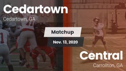 Matchup: Cedartown vs. Central  2020