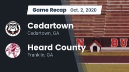 Recap: Cedartown  vs. Heard County  2020