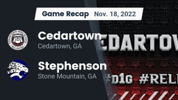 Recap: Cedartown  vs. Stephenson  2022