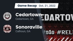 Recap: Cedartown  vs. Sonoraville  2022