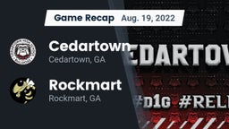 Recap: Cedartown  vs. Rockmart  2022
