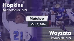 Matchup: Hopkins vs. Wayzata  2016