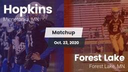 Matchup: Hopkins vs. Forest Lake  2020