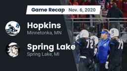 Recap: Hopkins  vs. Spring Lake  2020