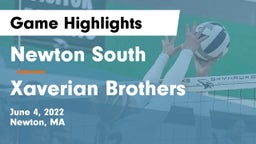 Newton South  vs Xaverian Brothers  Game Highlights - June 4, 2022