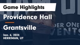 Providence Hall  vs Grantsville  Game Highlights - Jan. 6, 2024