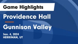 Providence Hall  vs Gunnison Valley  Game Highlights - Jan. 4, 2024