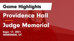Providence Hall  vs Judge Memorial  Game Highlights - Sept. 17, 2021