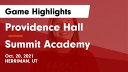Providence Hall  vs Summit Academy  Game Highlights - Oct. 20, 2021