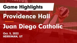 Providence Hall  vs Juan Diego Catholic  Game Highlights - Oct. 5, 2022