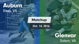 Matchup: Auburn vs. Glenvar  2016