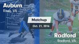 Matchup: Auburn vs. Radford  2016