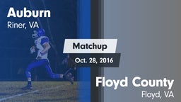 Matchup: Auburn vs. Floyd County  2016