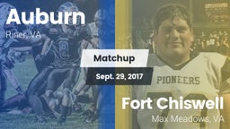 Matchup: Auburn vs. Fort Chiswell  2017