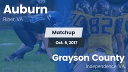 Matchup: Auburn vs. Grayson County  2017