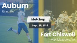 Matchup: Auburn vs. Fort Chiswell  2018