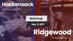 Matchup: Hackensack vs. Ridgewood  2017