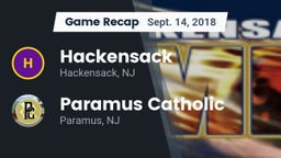 Recap: Hackensack  vs. Paramus Catholic  2018