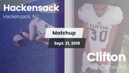 Matchup: Hackensack vs. Clifton  2018